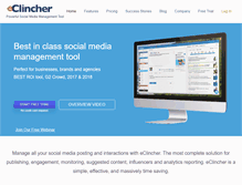 Tablet Screenshot of eclincher.com